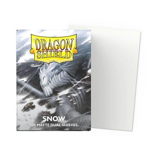 Dragon Shield 100ct Dual Matte Snow