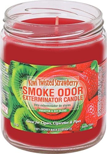 Smoke Odor Exterminator 70hr Candle Kiwi twisted Strawberry