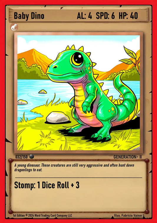 Ward TCG Single Card - Baby DIno #032