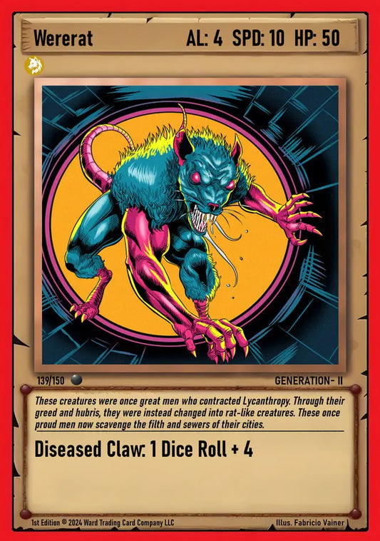 Ward TCG - Wererat GEN2 #139
