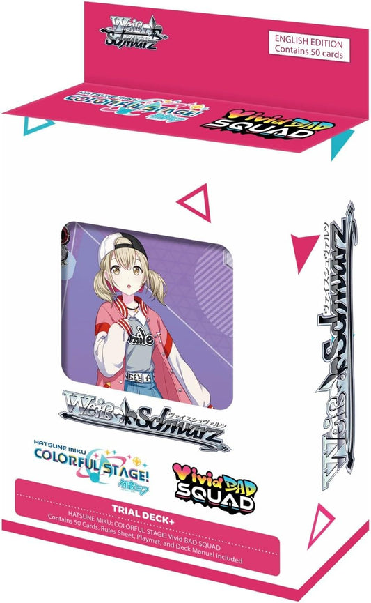 Weiss Schwarz Trial Deck+ Hatsune Miku - Colorful Stage! Vivid Bad Squad - English Edition