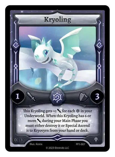 Elestrals - Kryoling #007