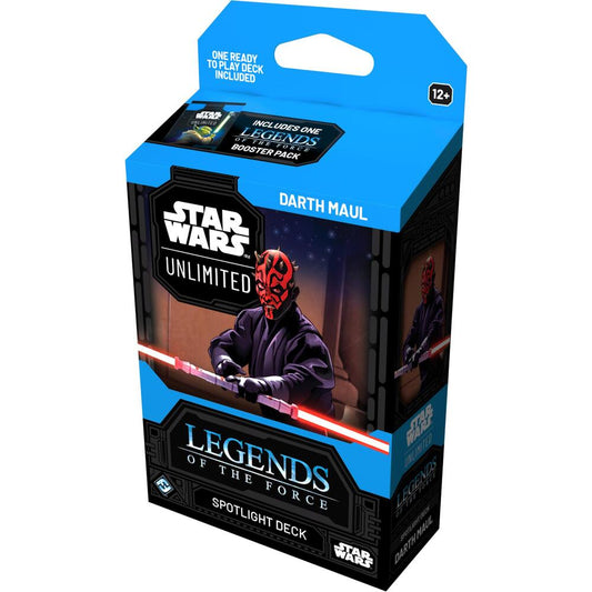 Star Wars: Unlimited TCG Legends of The Force Darth Maul Spotlight Deck