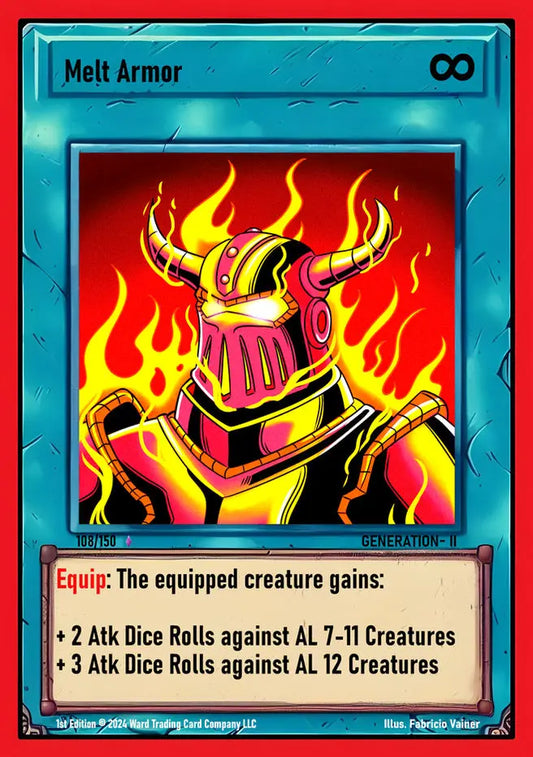 Ward TCG Single Card - Melt Armor #108