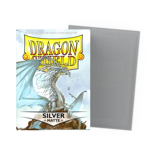 Dragon Shield 100ct Matte Silver