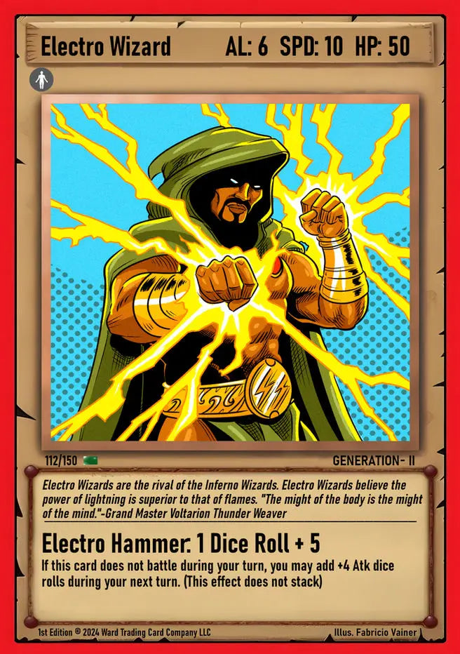 Ward TCG Single Card - Electro Wizard #112