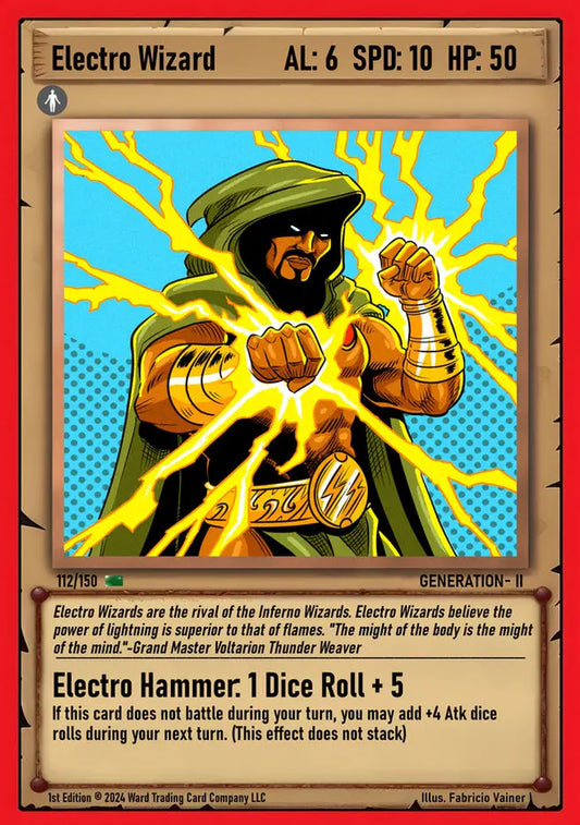 Ward TCG Single Card - Electro Wizard #112