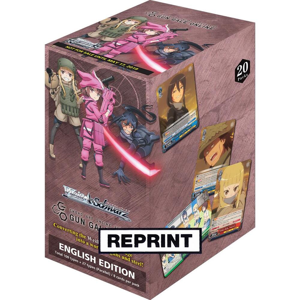 Weiss Schwarz - Sword Art Online Alternative: Gun Gale Online English Booster Pack - Reprint