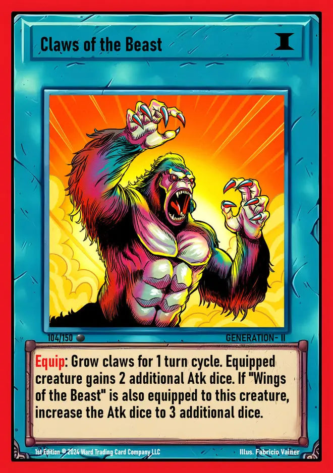 Ward TCG Single Card - Claws of the Beast