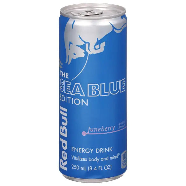 Red Bull Energy Sea Blue Edition Sugar Free Juneberry 8.4 fl oz