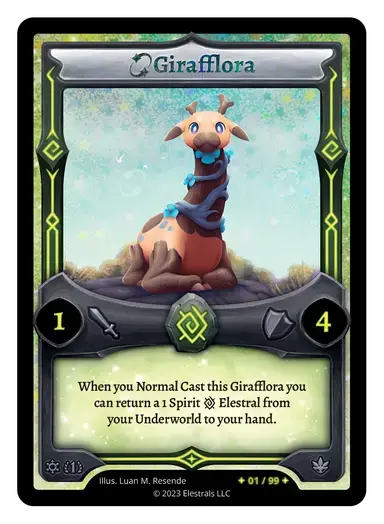Elestrals - Girafflora Serialized Stellar
