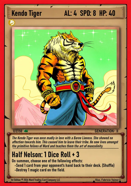 Ward TCG Single Card - Kendo Tiger #137