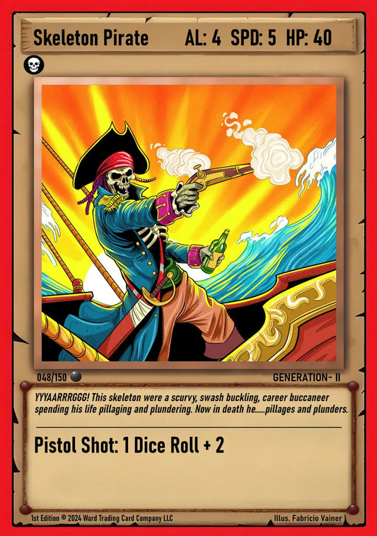 Ward TCG Single Card - Skeleton Pirate
