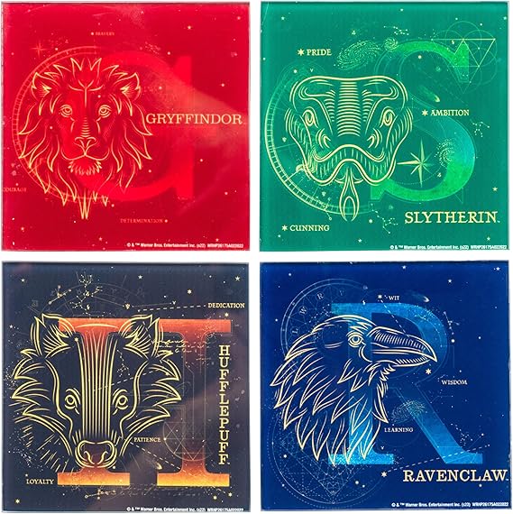 Harry Potter Constellations 4pc Glass Coaster Set