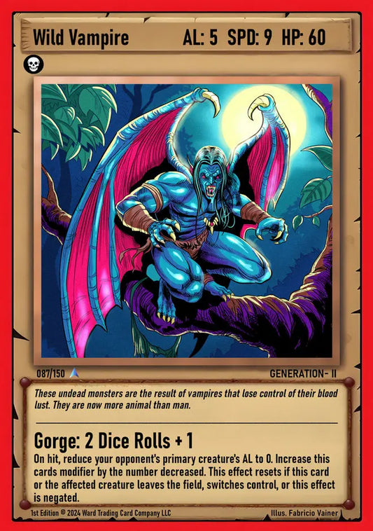 Ward TCG - Wild Vampire GEN2 #87