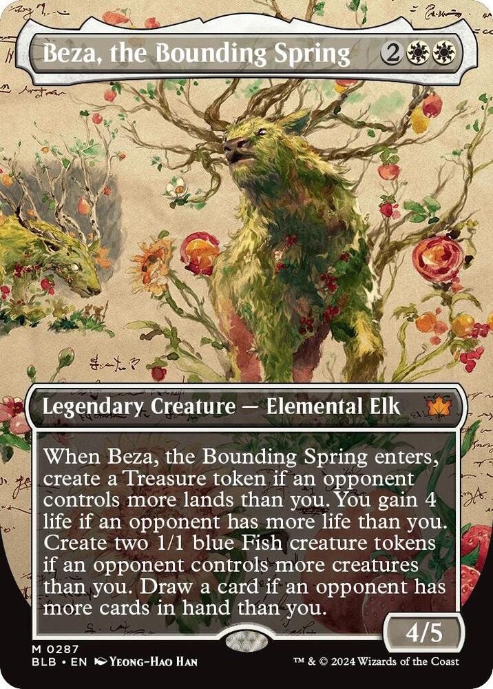 MTG Beza, the Bounding Spring BLB 287