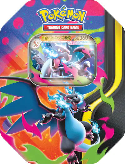 Pokemon TCG: Mega Charizard Tin SHIPS 2/20/26