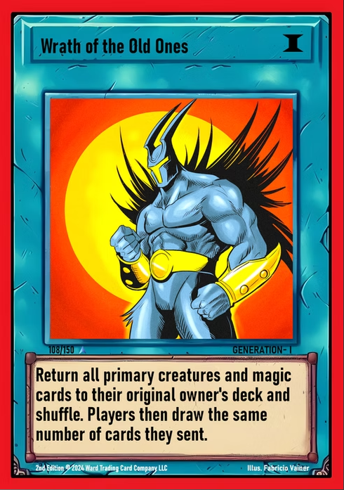 Ward TCG - Wrath of The Old Ones GEN1 #108
