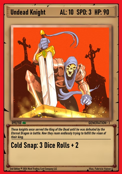 Ward TCG - Undead Knight GEN1 #095