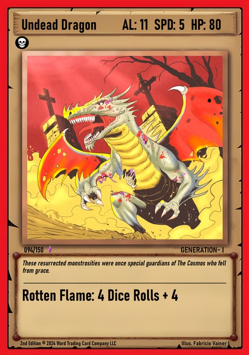 Ward TCG - Undead Dragon GEN1 #094