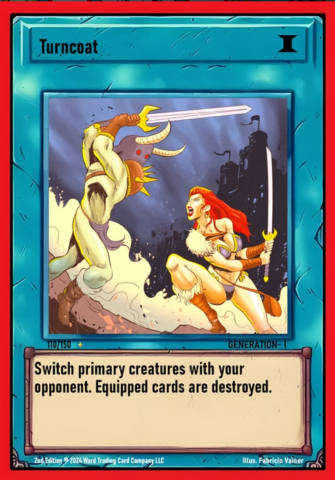 Ward TCG - Turn Coat GEN1 #110