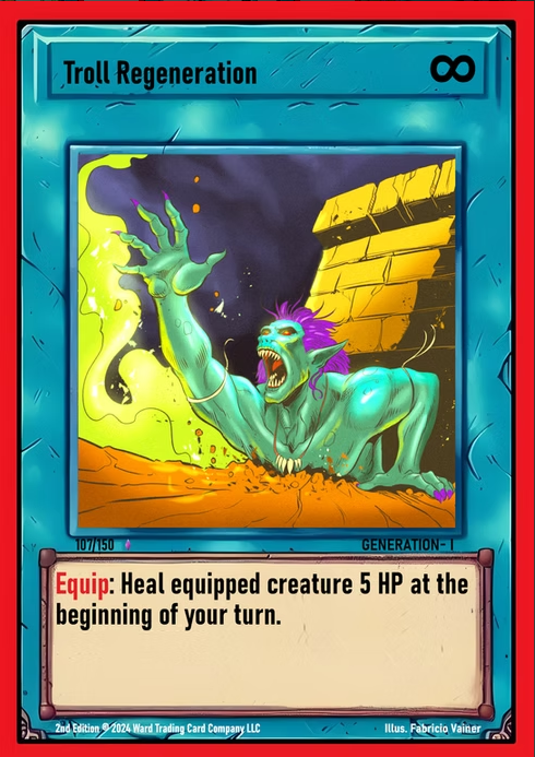 Ward TCG - Troll Regeneration GEN1 #107