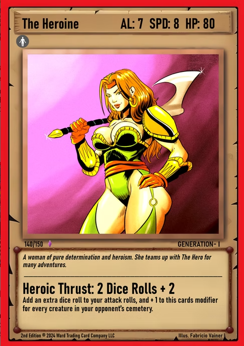 Ward TCG - The Heroine GEN1 #140