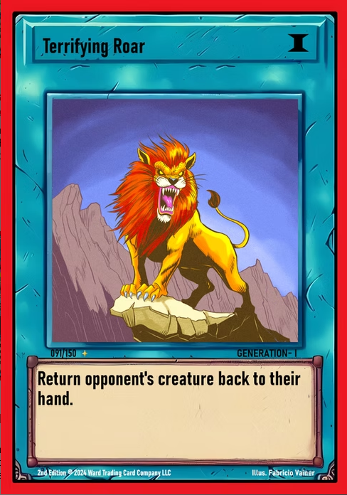 Ward TCG - Terrifying roar GEN1 #091