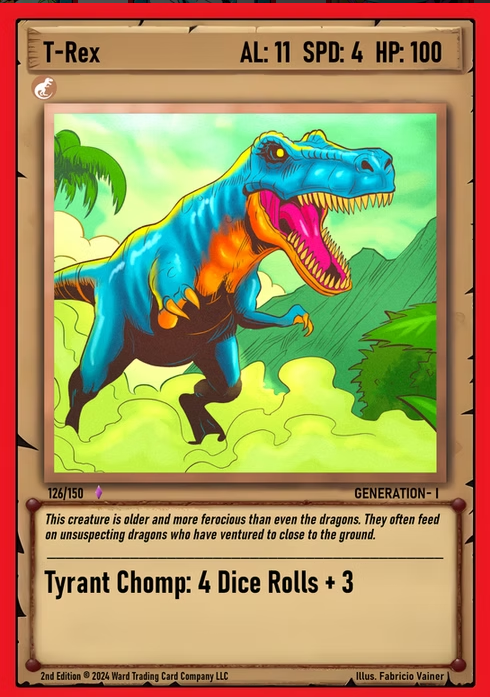 Ward TCG - T Rex GEN1 #126
