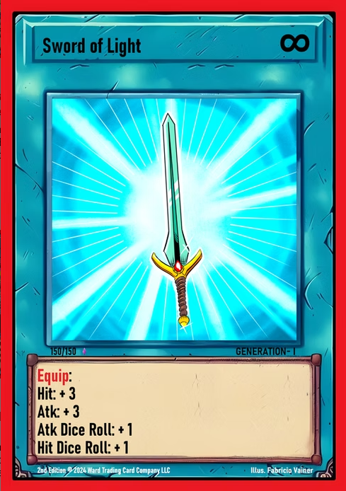 Ward TCG - Sword Of Light ✦ Foil GEN1 #150F