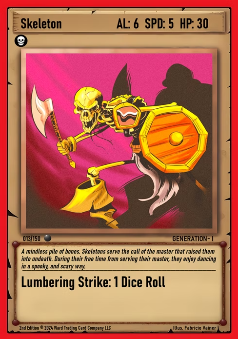Ward TCG - Skeleton GEN1 #013