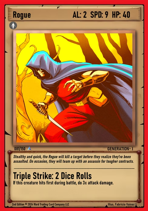 Ward TCG - Rogue ✦ Foil GEN1 #081F