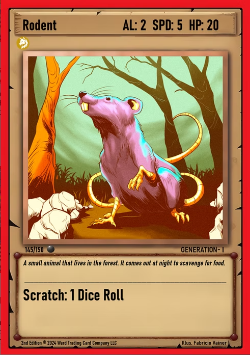 Ward TCG - Rodent GEN1 #145