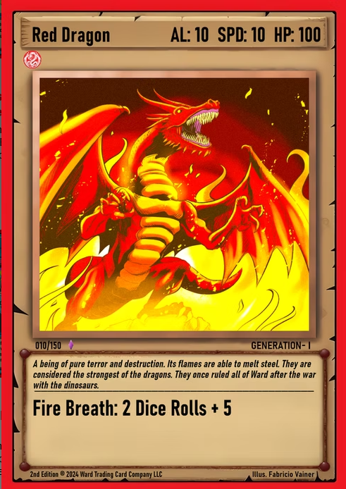 Ward TCG - Red Dragon GEN1 #010