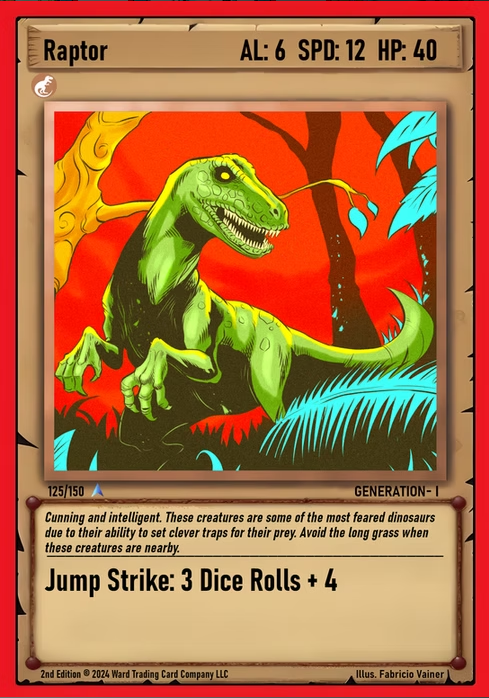 Ward TCG - Raptor GEN1 #125