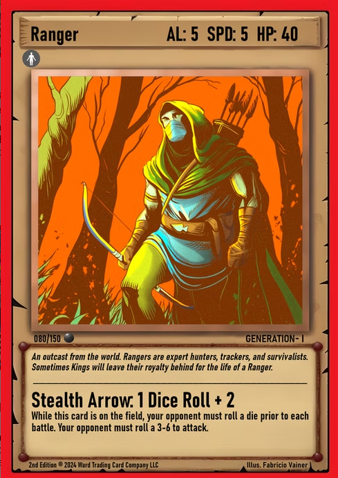 Ward TCG - Ranger ✦ Foil GEN1 #080F