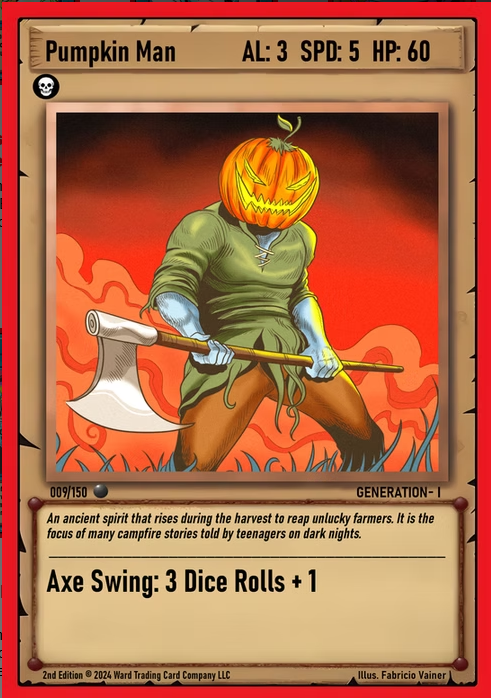 Ward TCG - Pumkin Man GEN1 #009