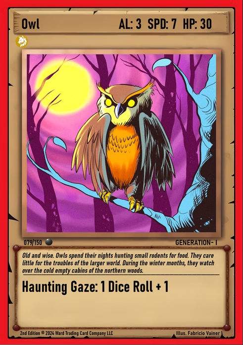 Ward TCG - Owl ✦ Foil GEN1 #079F