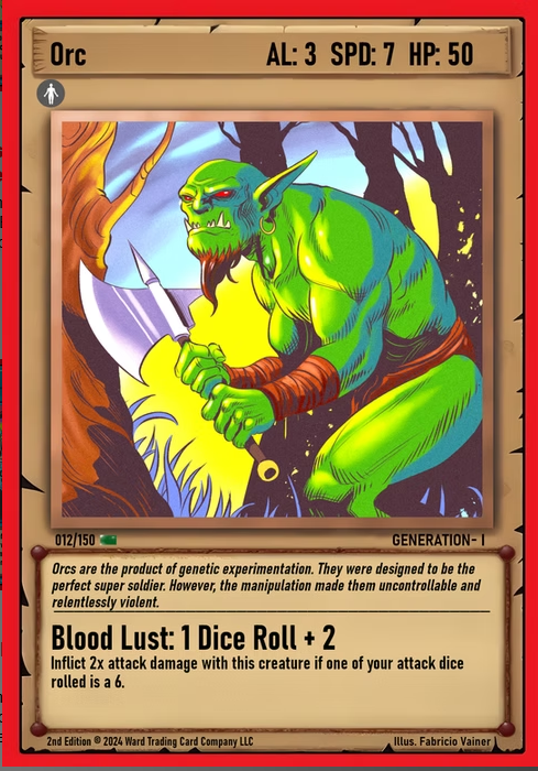 Ward TCG - Orc GEN1 #012