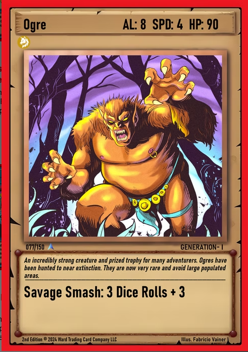 Ward TCG - Ogre GEN1 #077