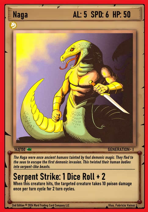 Ward TCG - Naga GEN1 #143