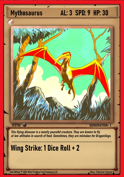 Ward TCG - Mythosaurus GEN1 #127