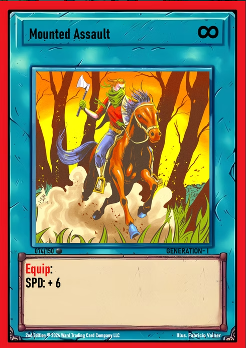 Ward TCG - Mounted assault ✦ Foil GEN1 #074F