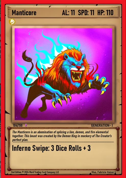 Ward TCG - Manticore GEN1 #104