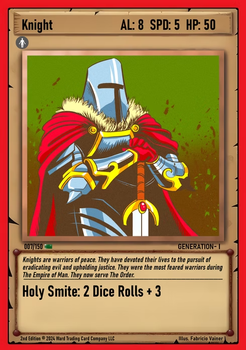 Ward TCG - Knight GEN1 #007