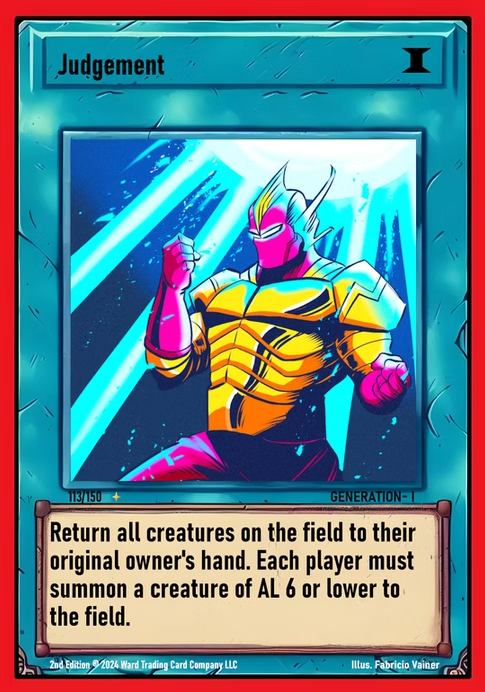 Ward TCG - Judgement ✦ Foil GEN1 #113F