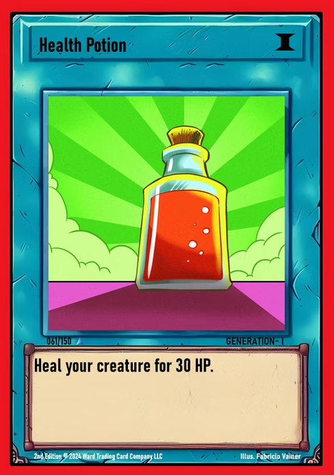 Ward TCG - Health Potion GEN1 #061