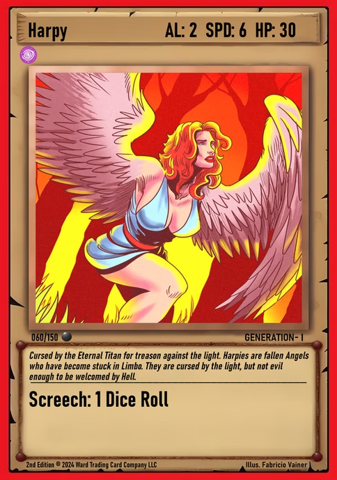 Ward TCG - Harpy GEN1 #060