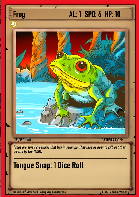 Ward TCG - Frog GEN1 #131