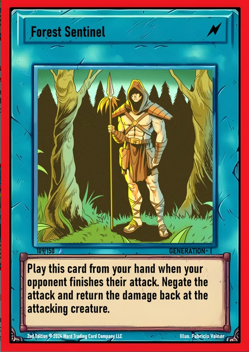 Ward TCG - Forest Sentinel GEN1 #109